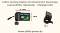 Bild 1 von KT LCD9-L Display mit interg. Daumengas (wasserdichter Higostecker – Montage links) Kunteng